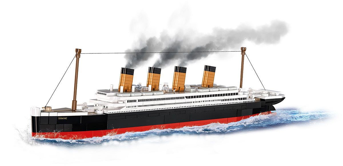 Maquette COBI R.M.S. Titanic - 593 Pièces, Échelle 1:700, Avec Présentoir